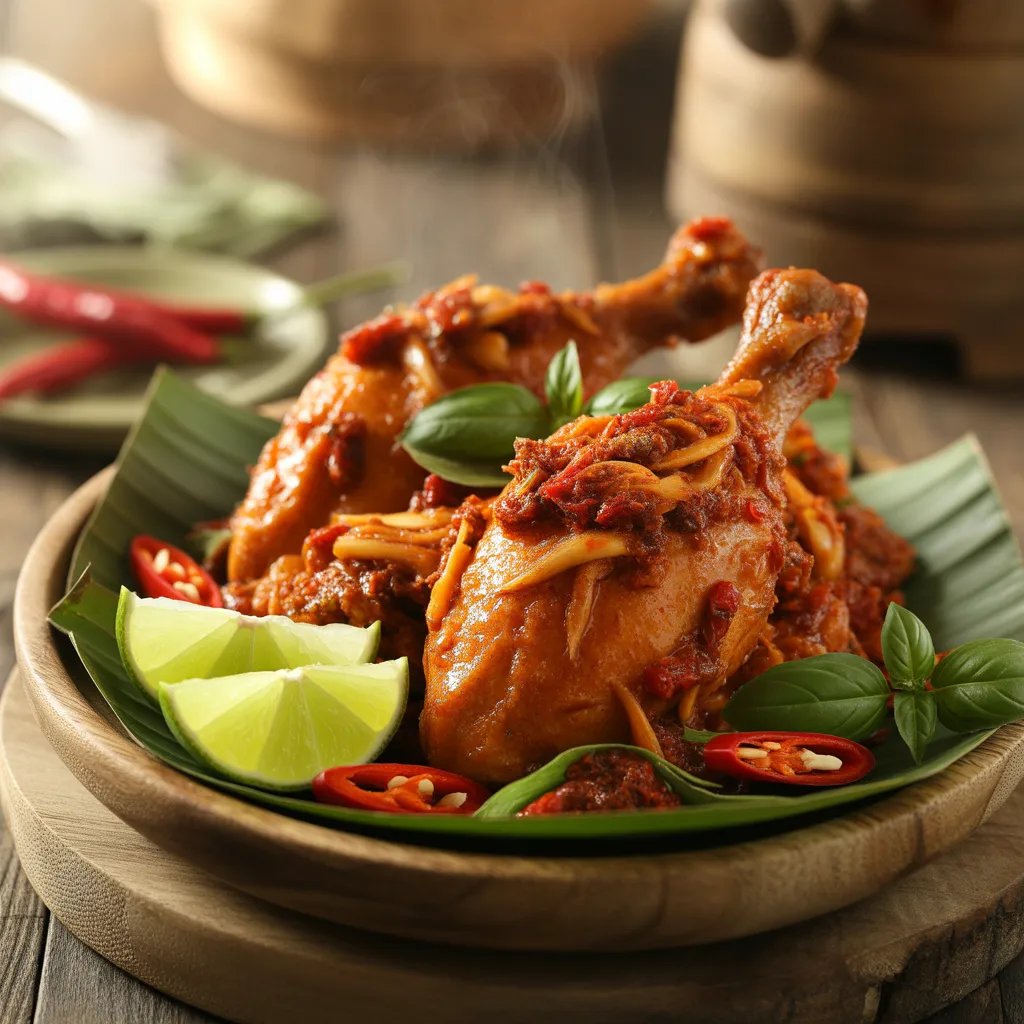 Ayam Rica Rica di Warteg Warmo Tebet